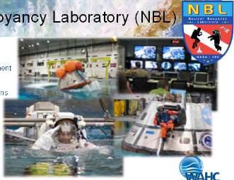 Neutral Buoyancy Laboratory (NBL) Astronaut training Mission Planning Procedure Development Hardware verification Time-critical operations Mission success