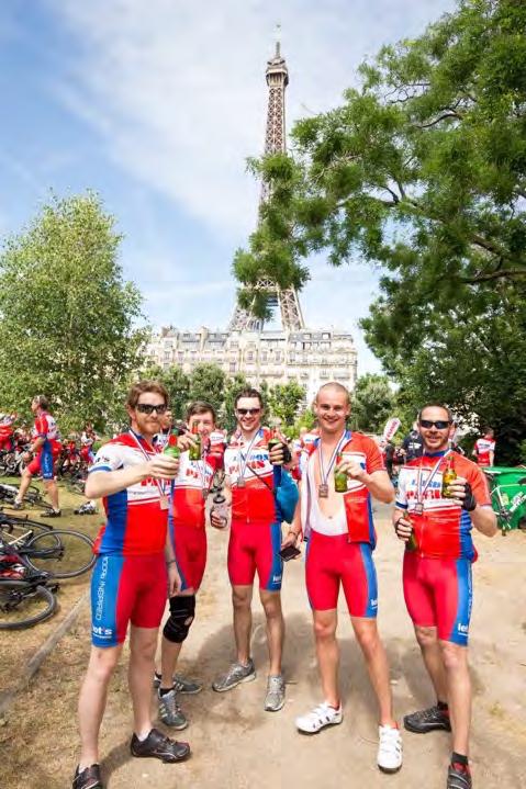 Why London 2 Paris is good for both you and your company! Charles de Rohan, CEO of the Binding Site who entered 15 riders said, A magnificent journey, from start to finish.