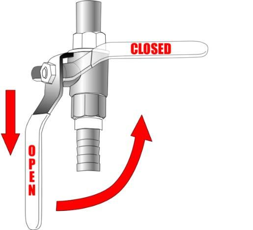 (NEVER REMOVE THE CHECK VALVE WHEN THERE IS WATER IN THE BUBBLE PANEL) If you can blow into it and air comes out the other end then that is the flow direction.