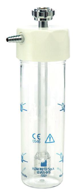 polycarbonate humidifier bottle suitable for sterilisation Regulator Inlet Pressure: 200 kg / cm² Regulator
