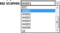 danh sách các mã hàng hóa, vật tƣ phát sinh trong cột MA_VLSPHH của bảng KHO. Để nạp vào danh sách trên, đầu tiên cần tạo sheet mới (nếu chƣa có) và đặt tên Mã duy nhất trong file Examble.xls.