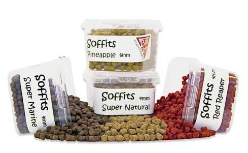 Soffits - 4mm & 6mm 200ml 2.99 Flavour: Pineapple - NEW FOR 2010 Soffits are soft 4mm and 6mm pre prepared expander pellets with a perfect consistency.