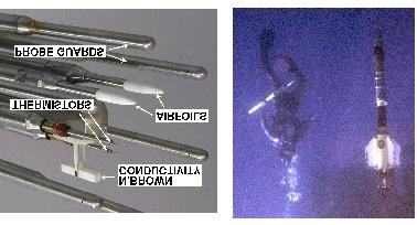 Miniature shear probes air foils are built into the microstructure profiler in Figure 9, and miniature version of the commercially available SeaBird conductivity, temperature and depth sensor has