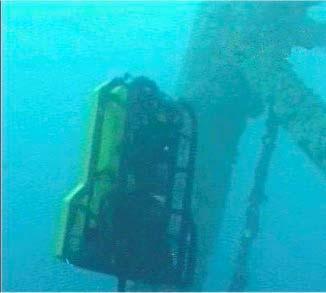 Descents in a vertical plane from the surface to the job site are also expedited due to the Sonar detecting the Target long before the vehicle reaches the seabed enabling the Pilot to fly directly to