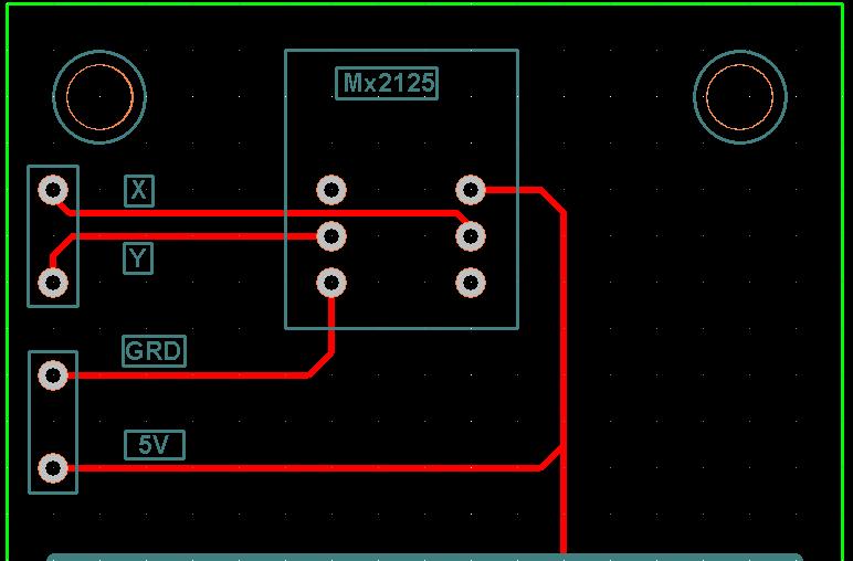Also the schematic for the accelerometer as it relates to the microcontroller is shown in appendix A.