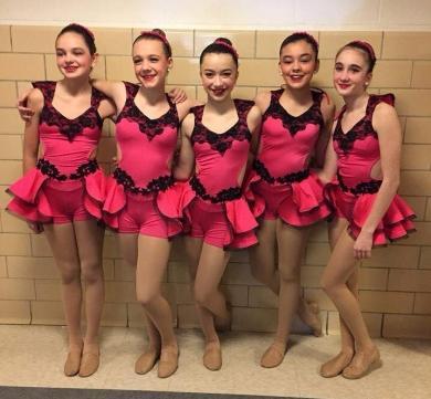 dancers on an amazing job for the first competition of