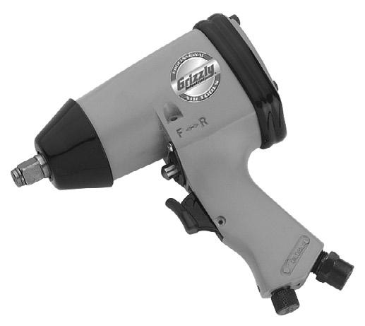 Impact Wrench Your new 1 2" drive impact wrench (Figure 3) generates up to 260 ft/lbs. of torque. Forward/Reverse Dial Only use thick-walled impact sockets with this air tool.