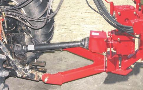 Connect the Safety Chain 108167C 10. Connect the 2 Point Hitch (if applicable) - Adjust the lift links so that the PTO is relatively level.