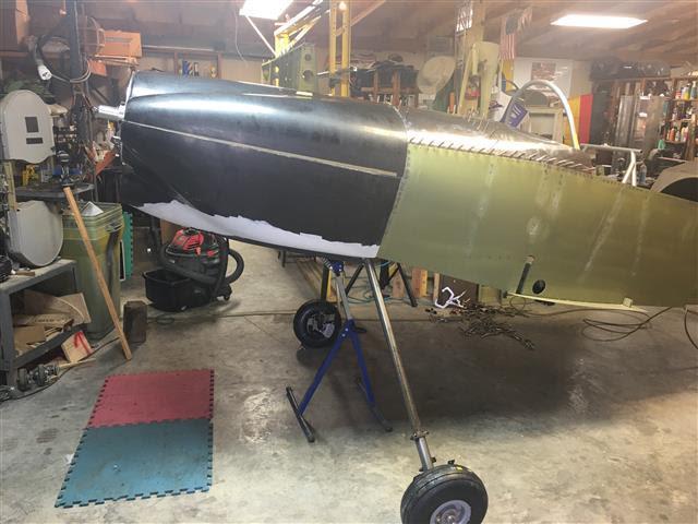 Ray started his fuselage in late December.