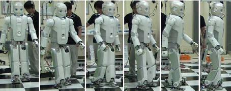 CONCLUSION We proposed a framework to generate dynamic walking for biped robots. A set of self-stable gait primitives is constructed by dynamics-based movement optimization algorithm.