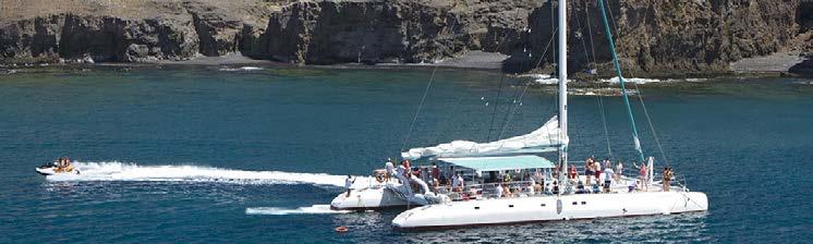 Excursions olcano alk - Pico Soo - km Saturday 14:00-17:00 Price: 12,00 Catamaran Sailing Winter: Wednesday 10:00-16:30 Summer: Wednesday 09:00-15:30 Price: 70,00 / 53,00 isit the nearby olcano Pico