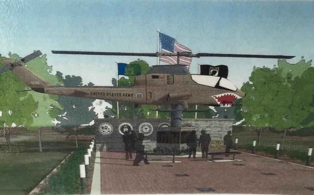 VIETNAM WAR MEMORIAL CHAPTER 77, VIETNAM VETERANS OF AMERICA IS RAISING FUNDS TO CONSTRUCT A MEMORIAL HONORING VETERANS WHO SERVED DURING THE VIETNAM WAR AS WELL AS OTHER CONFLICTS.