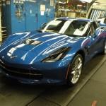 The last Night Race Blue rolled off the assembly lines in Bowling Green on January 7, a Z06 Coupe for export.