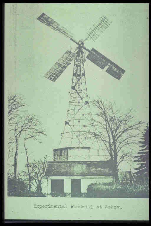 HISTORICAL DEVELOPMENT The first wind turbine used to