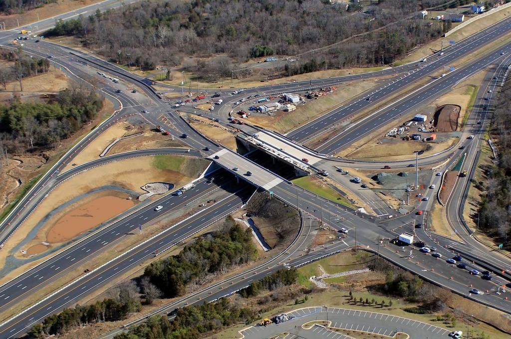 Recent Project Completions $59 million Diverging-Diamond Interchange at I-66 and