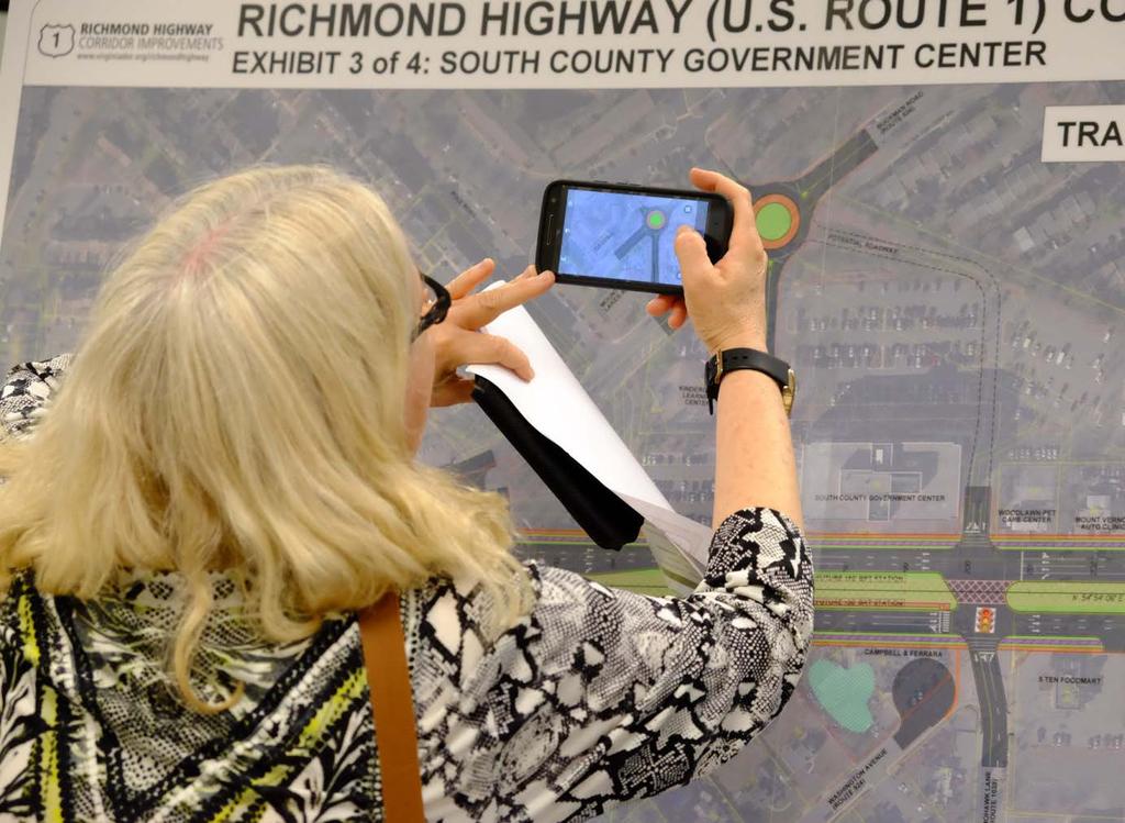 Major Projects in Development Richmond Highway (Route 1) Three-mile widening, bike/ped facilities in coordination with Fairfax County Bus Rapid Transit planning.