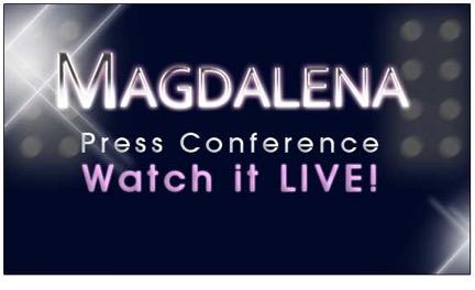 ! Panoorin ang press conference ng Magdalena on September 24! Sep 21, 2012 3 Handa na ba kayo sa kagandahan ni Magdalena ngayong Oktubre sa pagsisimula nito sa GMA Afternoon Prime?