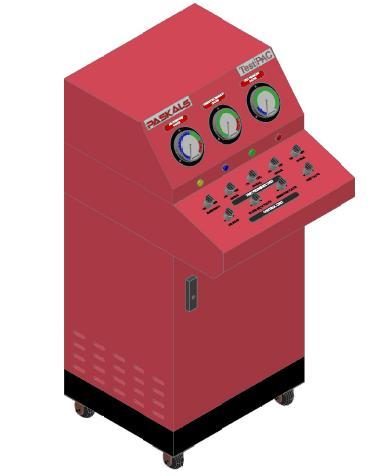 Our Featured Product TestPAC CNG VIGILANT Paskals TestPAC is designed to provide on-site High Pressure testing. These units are self-contained and powered by compressed Air.