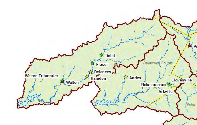 Status of Other LFAs Walton Flood Commission WBDR complete, tributaries underway (East Brook, West Brook, Third Brook) East Branch Flood Commission Fleischmanns & Clovesville nearing completion,