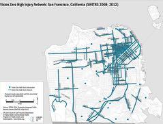 High Injury network with Walking, Bicycle, Transit & Vehicle collision data 12% of street miles* Severe/Fatal Injuries: