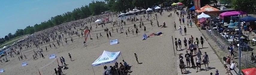 Guinness World Record Holder Largest Beach Volleyball Tournament Heatwave Events for SickKids Hospital will be celebrating the event s 21 st Anniversary on July 11 to 12, 2015.