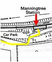 Directions Dis. from start (miles) The walk starts at Manningtree railway station.
