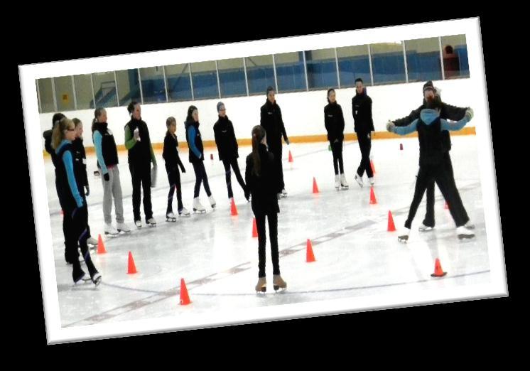 On the ice, PAs were introduced to the choreography of our newest warm-up and cool-down