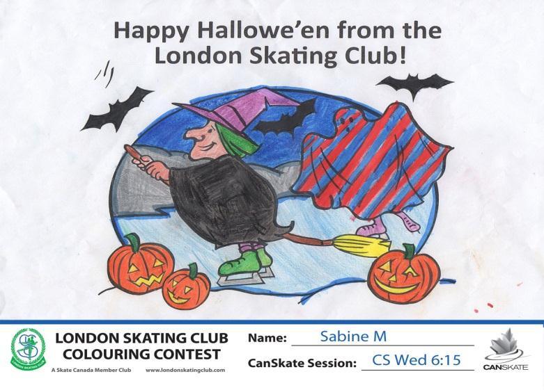 IN THE LOOP Issue TWO 4 Congratulations to This Month s CanSkate Colouring Contest Winners! October 18 2012 Test Results Congratulations Skaters!