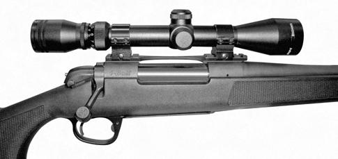 SCOPE MOUNT WARNING: ALWAYS ENSURE THAT THE FIREARM IS UNLOADED BEFORE INSTALLING A SCOPE OR ANY OTHER ACCESSORIES. FAILURE TO DO THIS CAN CAUSE PERSONAL INJURY OR DEATH TO YOU OR OTHERS.