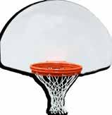 GARED S FAN-SHAPE ALUMINUM BACKBOARDS are the perfect solution for those concerned with backboard longevity