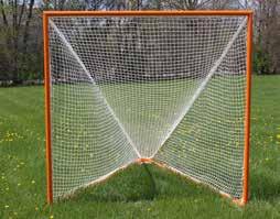 LACING LG100 The GARED RECREATIONAL LACROSSE GOAL is an affordable option for practice, recreational use, and backyard play Goal frame and ground bar are constructed from 1-1/2 galvanized steel for