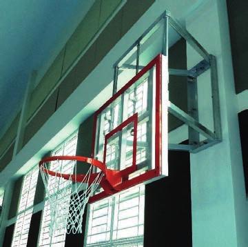 Basketball Wall Mounted NON - FOLDABLE The basketball wall mounted non-foldable is made from special aluminium profiles.