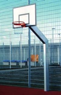 Basketball Heavy Duty The basketball heavy duty post is made from extra strong aluminium profile.