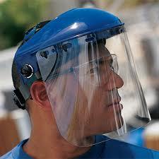 Face shield Safety shield N-95 Chemical resistant face shield High-impact-resistant, clear