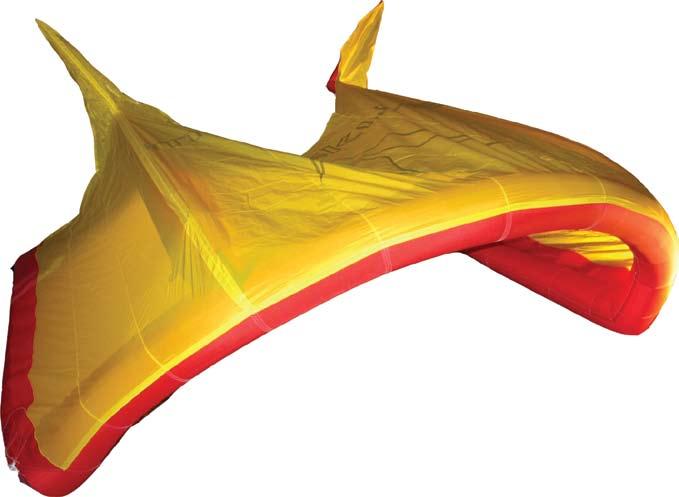 KITES SUPERFLYSERIES SUPERFLY 5.5 PACKAGE Features: Smaller-sized kite (5.5 square meters of material) designed to provide less lift and lower arm fatigue Works with riders of lighter weight (85lbs.