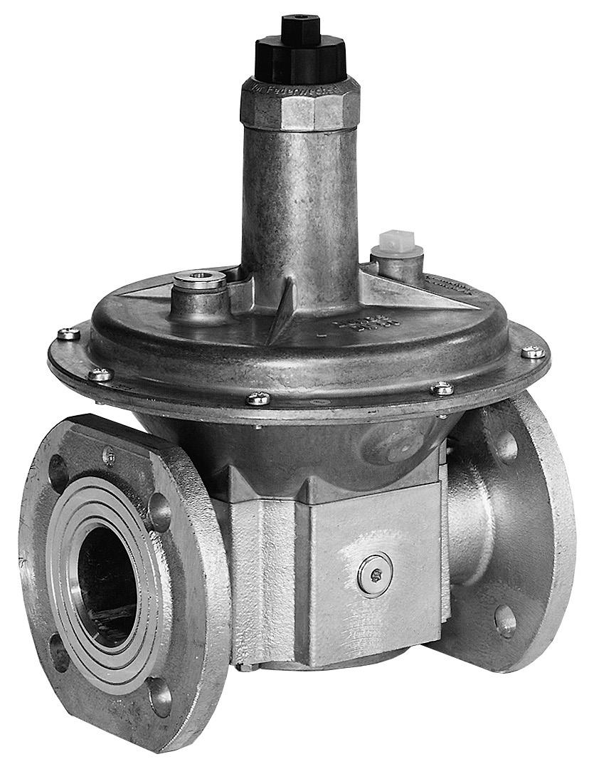 Pressure regulator FRS 4.10 Printed in Germany Edition 03.15 Nr. 214 743 1 6 Technical description The DUNGS pressure regulator, type FRS, has an adjustable setpoint spring.