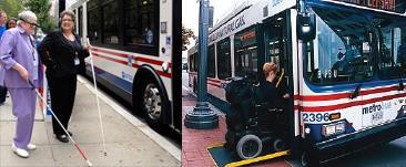 Strategies 5 6 Improve access to the existing transit system and other transportation services for people with disabilities, in order to create more and better travel options for all