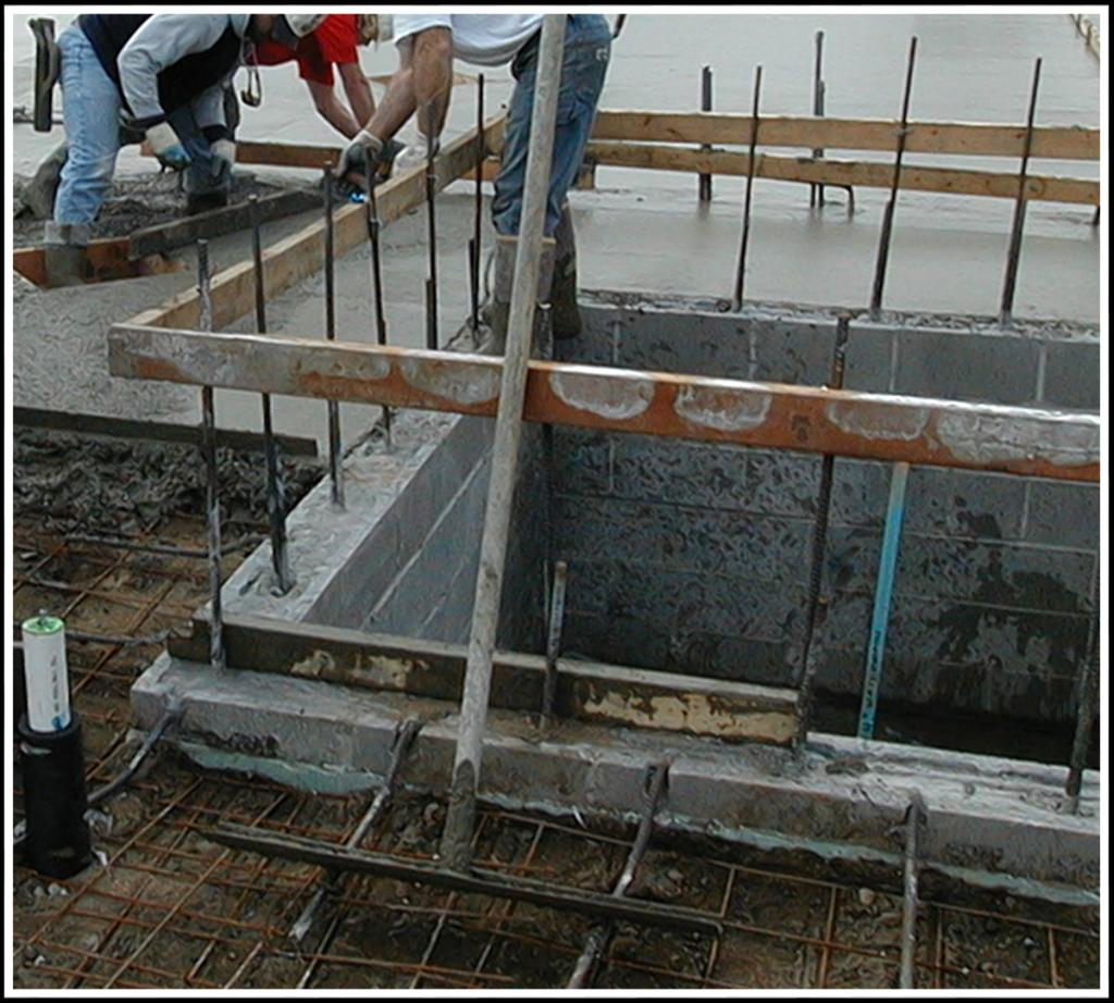 6 PREVENTING FALLS IN CONSTRUCTION Unguarded Protruding Steel Rebars Unguarded protruding steel rebars are a serious threat to safety on the jobsite. Even a small trip or slip can cause impalement.