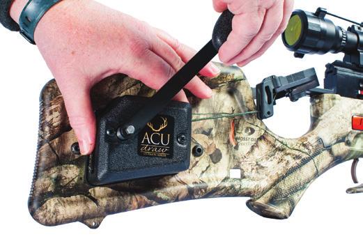 Engage the safety pawl and re-insert the ACUtorq handle or the crank in the drive hex (photo 38 or 38a).