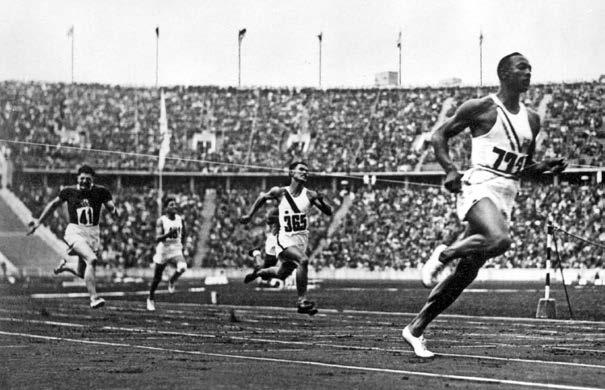 It is August 1936, the final day of the Olympics. Jesse Owens has already breezed to the gold medal in the 100-meter and 200-meter races.