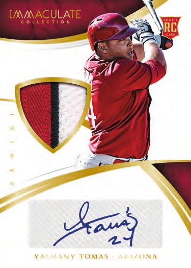 IMMACULATE DUAL AUTO MATERIALS NEW autograph insert features two players,