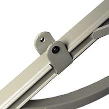 Slide the climbing bar ends into the U-Brackets and secure with one 2 bolt and one lock nut per side - Shown in Figure 4. Step 4.