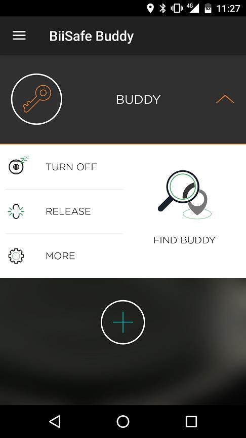 Buddy menu & settings 8 Tap a Buddy icon on the main screen.
