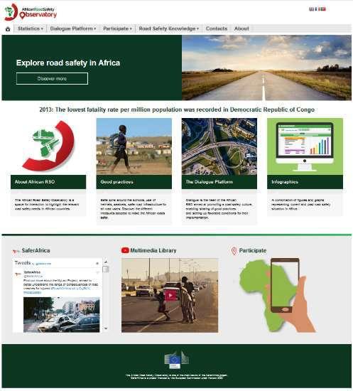 African Road Safety Observatory, a Horizons 2020 Project The African RSO aims to create favorable conditions and opportunities for the effective implementation of actions for road safety and traffic
