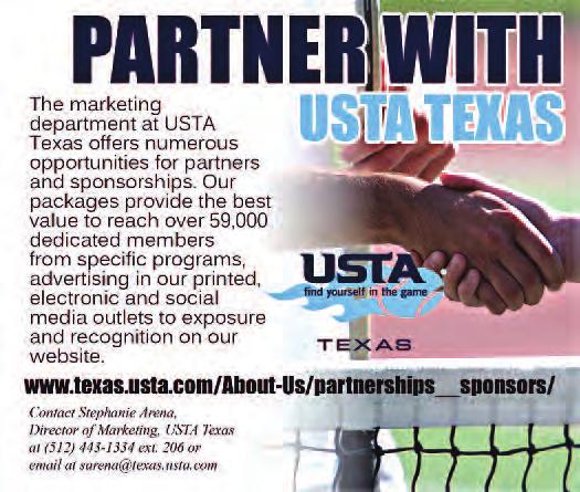 These direct contacts can include the thousands of participants at our League playoffs, adult and junior competitive tournaments as well as the many recreational tennis activities sponsored by the