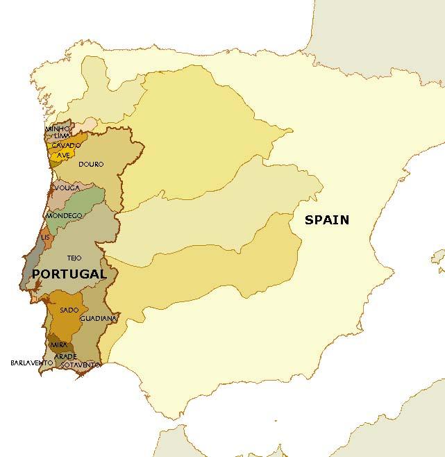 530 EIFAC/ICES WGEEL Report 2008 Figure1. Main River Basin in Portugal: Minho, Lima, Cávado, Ave, Douro, Vouga, Mondego, Lis, Tejo, Sado, Mira, Arade and Guadiana.