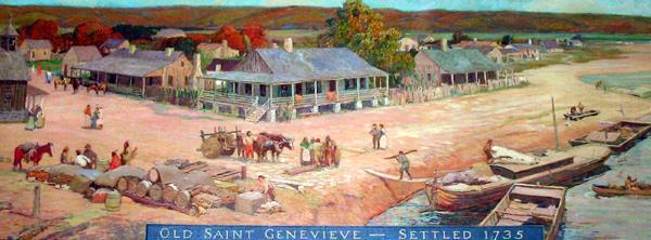 August 19, 1818 The boat stops at Sainte