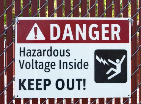 Stay Away from Electrical Work Areas Electrical work areas need to be