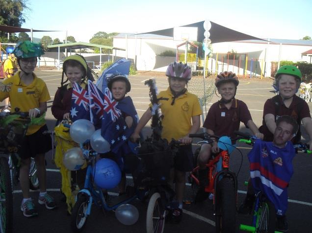 ride or scoot to school last Friday! What a magnificent display we had!