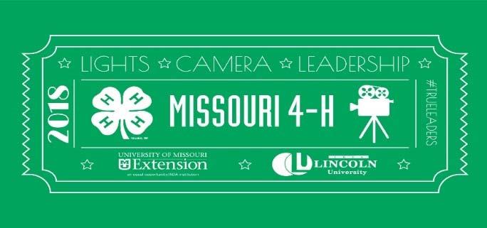 State 4-H Congress May 30-June 1, 2018 Mark your calendars now and get registered for the 2018 State 4-H Congress. Registration opens for chaperons for delegates on March 1.